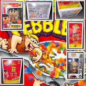 Funko Pop! Ad Icons Fred Flintstone w/ Spoon GameStop Exclusive! {BOX Damage}